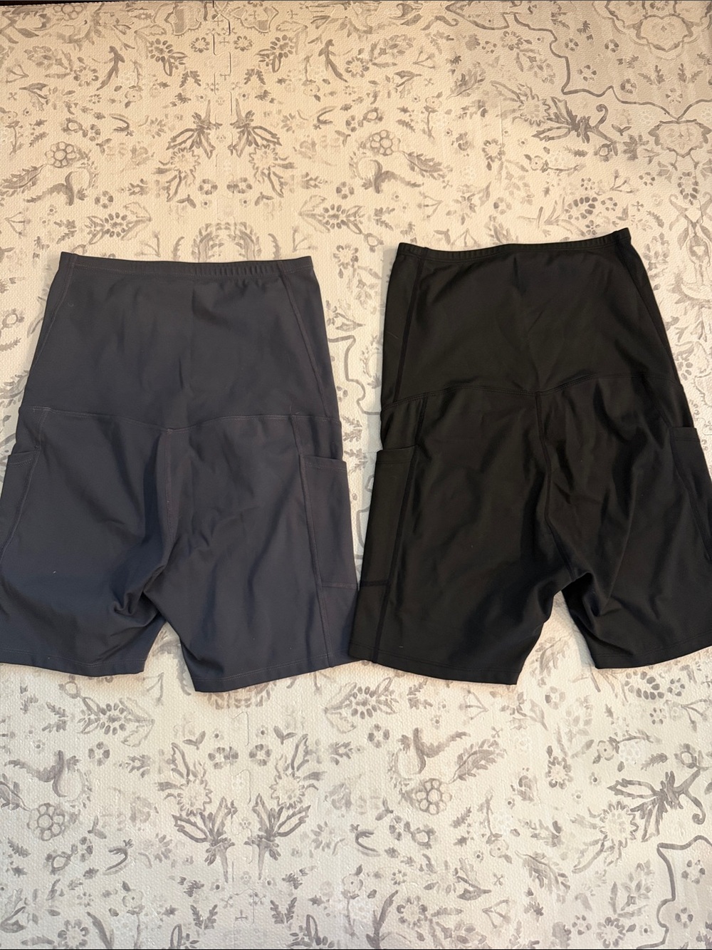 Maternity Athletic Biker Shorts - Picture 2 of 2